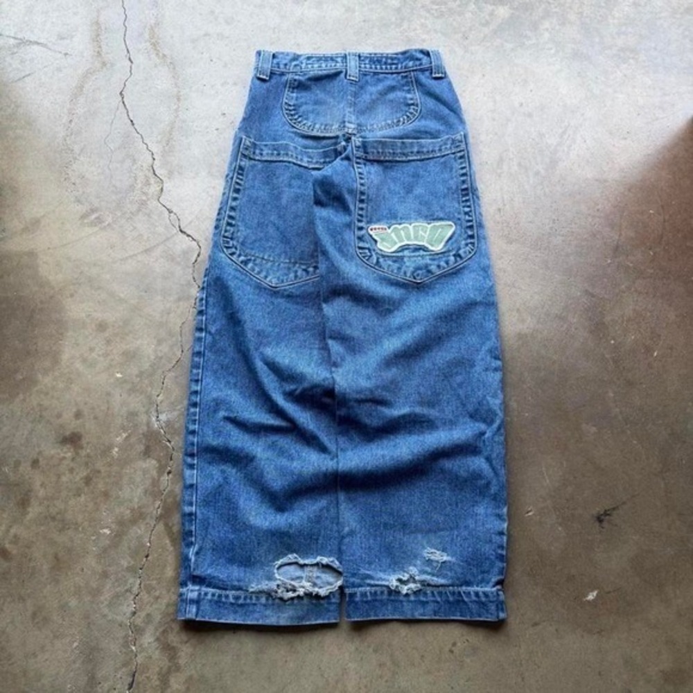 Y2K JNCO Baggy Wide Leg low down Jeans